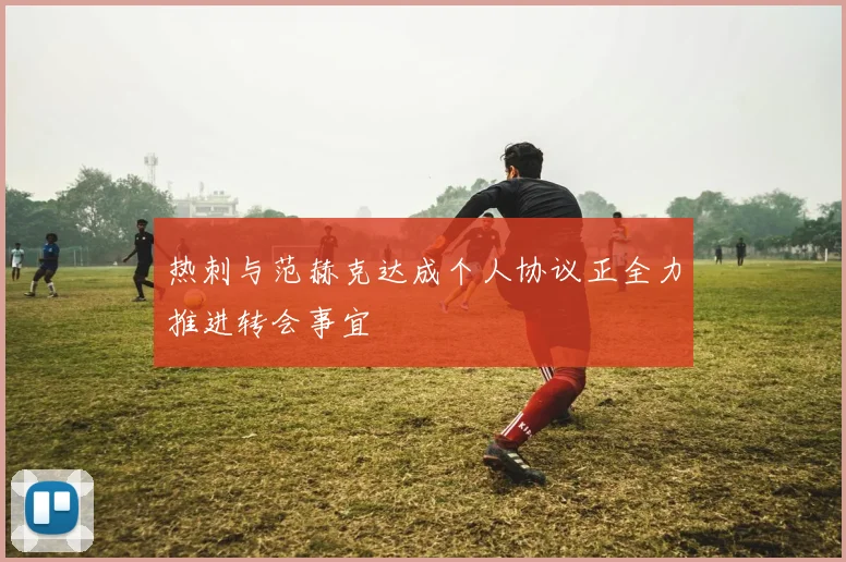 热刺与范赫克达成个人协议正全力推进转会事宜