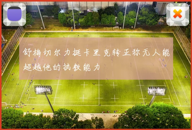 舒梅切尔力挺卡里克转正称无人能超越他的执教能力
